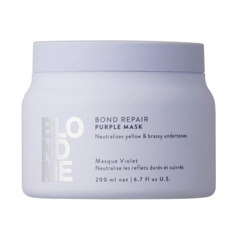 BLONDME - Bond Repair Purple Mask Haarmasker voor blond haar - 200ml Bon Ton Kappers
