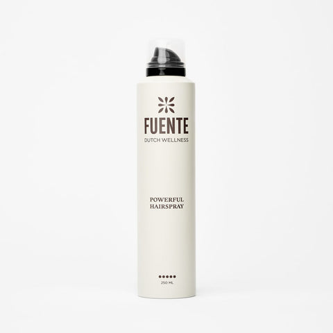 Powerfull hairspray - verstevigend en ondersteunend van Fuente bij Bon Ton Kappers 250 ml